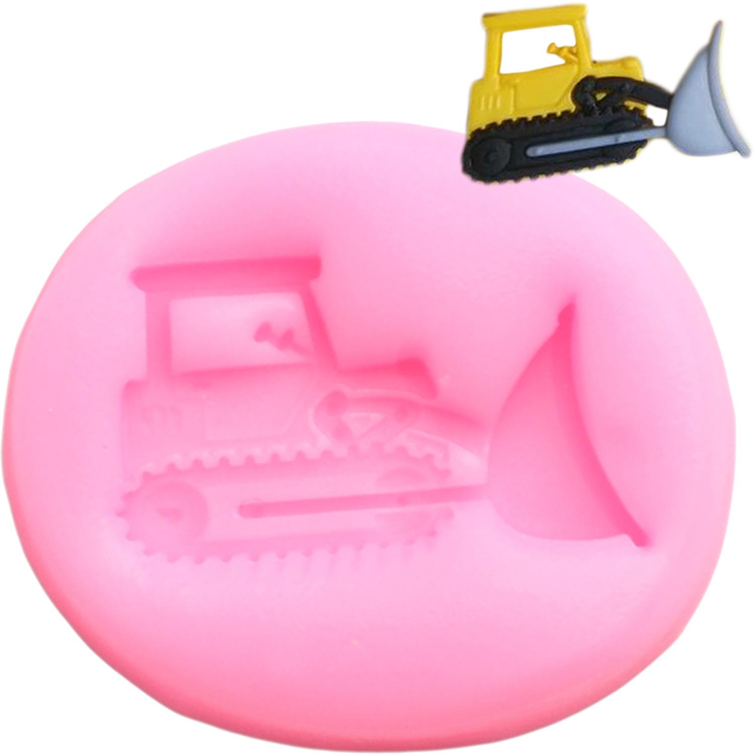 

Экскаватор Формы для помадки Строительная площадка Бульдозер Силиконовые формы Кран Строительный грузовик Форма для украшения торта Кекс Конфеты Шоколадные формы коричневый