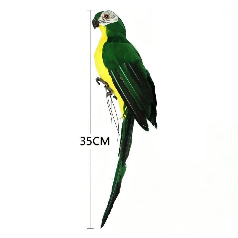 25/35Cm Simulation Parrot Garden Decoration Creative Lawn Figurine Ornament Animal Bird Outdoor Garden Party Prop Decoration