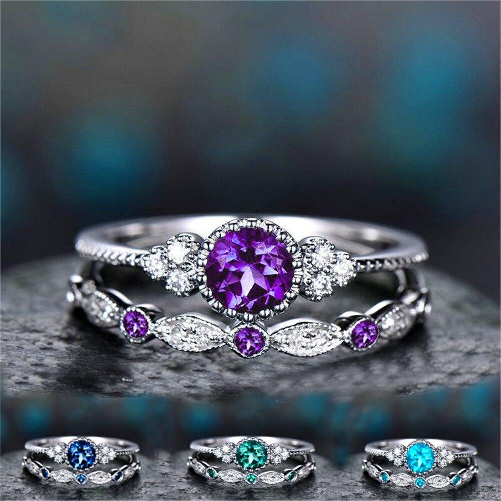 Bague Femme Cœur Zirconium Vert & Plaqué Or | LFAB Bijoux