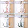 Clothes Hanger Closet Cabinet Tie Scarf Bag Rack Hanging Coat Storage Hook Organizer Household Balcony Drying Organization