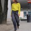 Spring New Arrival Women's Clothing Daily Commute Style Basic Versatile Long Sleeves V Neck Casual Sweater 2142169
