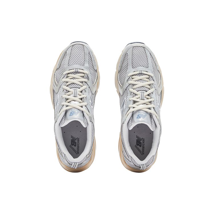 New Balance 530 Silver Moonbeam Distressed Unisex Sneakers Hvit Sølv-Metallisk MR530VS