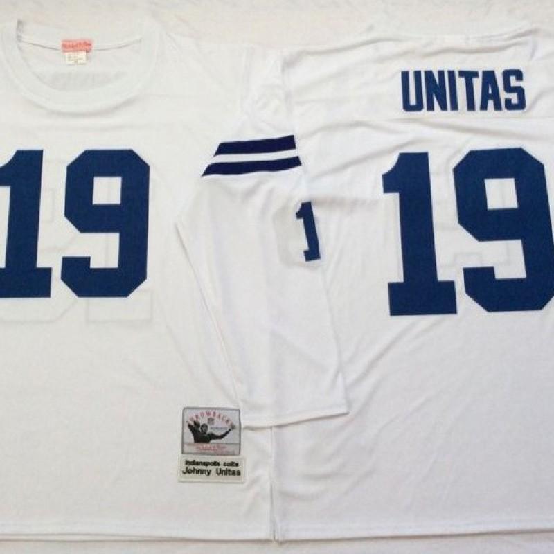 Rugby Jersey Men Women Vintage Training Shirt Embroidered Number 19 Indianapolis Colts Style Cotton Blend Sportswear