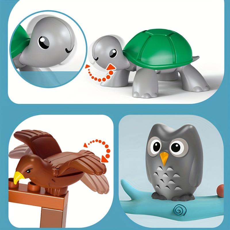 25 stk/sett Stor Størrelse Minifigur Dyr Klosse Gårdsserie | Store Byggeklosser Kompatible med Duplo Dyreserie Leker for Barns Barnefestgave