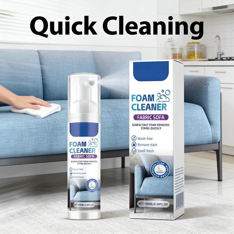 Sofa Foam Cleaner Cleaning Stubborn Stains Eliminate Odors Efficient Formula Not Damaging Sofa Maintain Softness Fabric Cleaner