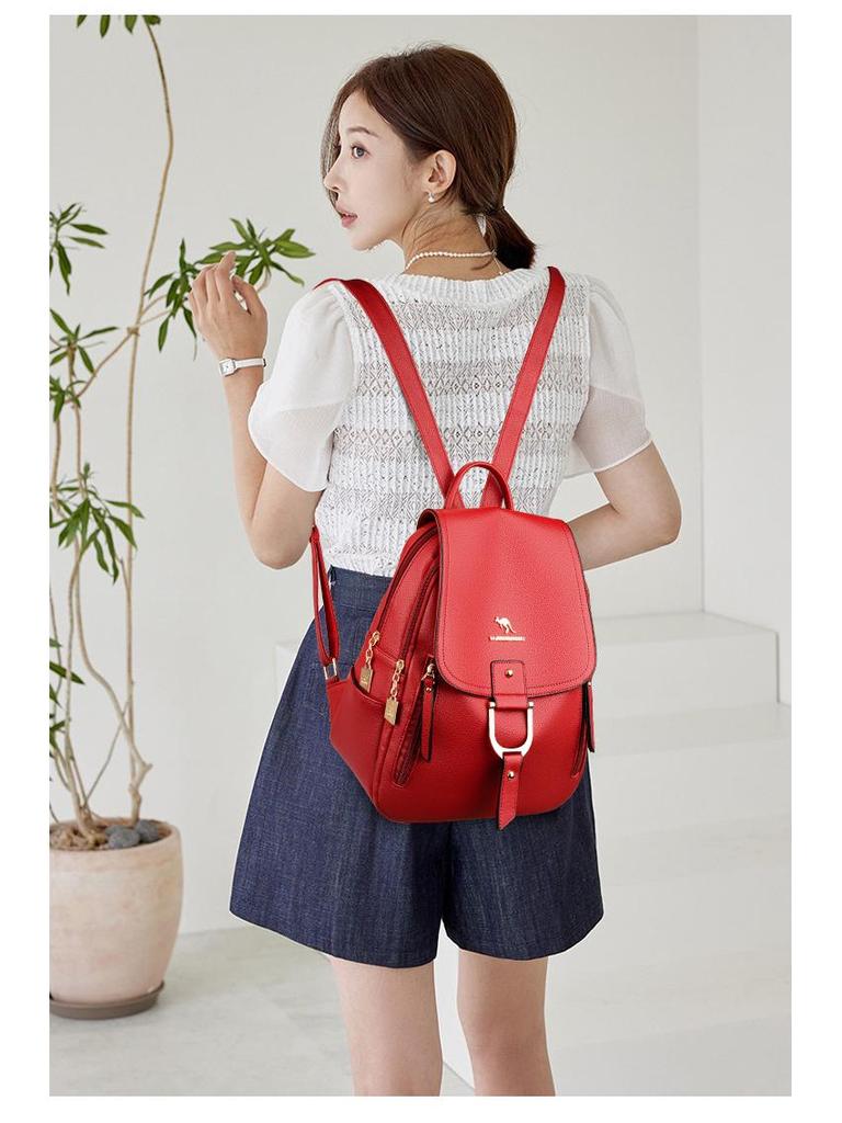 Women's Korean Style Casual Backpack - Simple, Fashionable, Versatile, Large Capacity for Travel and Commuting