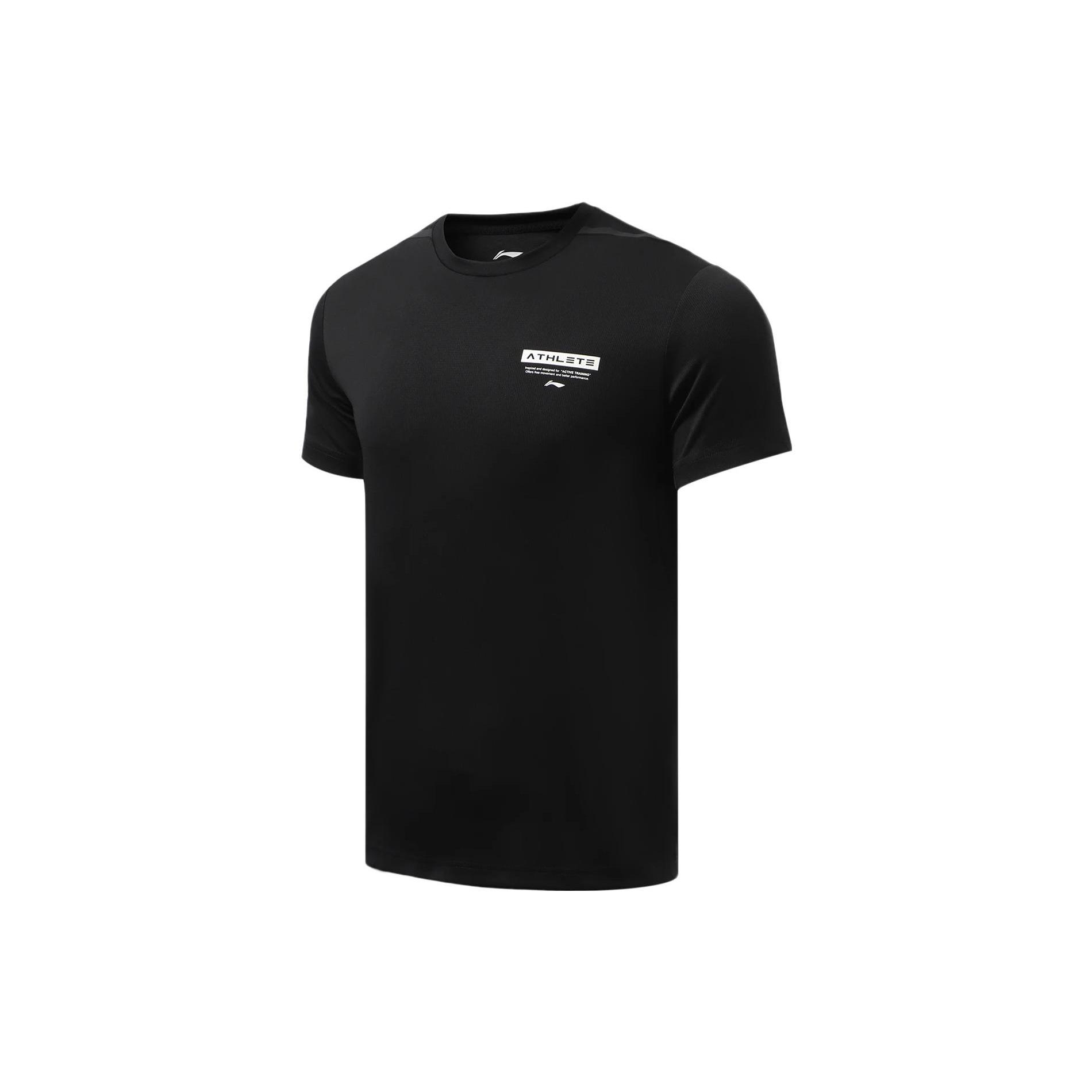 Li Ning Training Collection Fitness Collection T Shirt Men s Black ATSR241-1 S