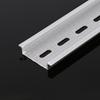 Control Cabinet DIN Rail Aluminum Mounting Bar for Electrical Component Support, Distribution Cabinet Use, 10 Piece
