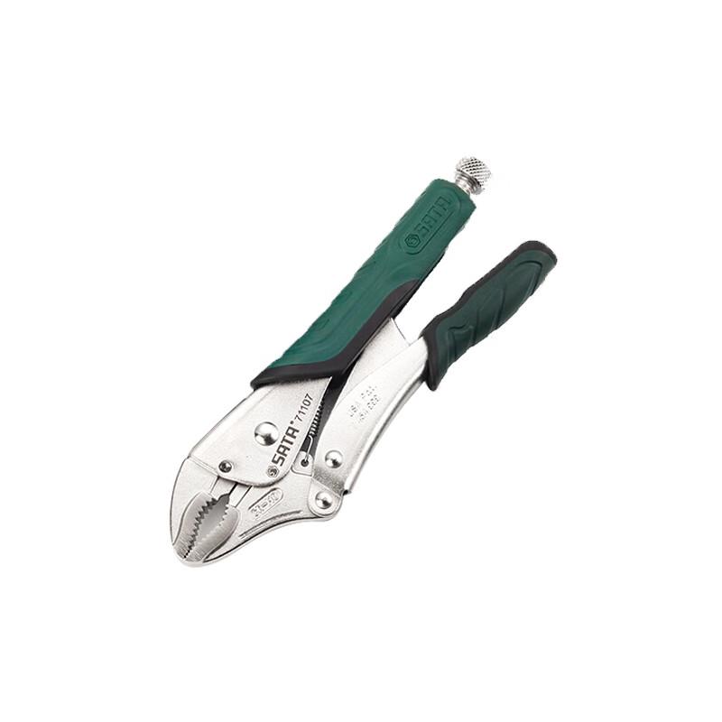 SATA 10-inch Quick Release Round Jaw Locking Pliers with Cutter