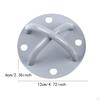 Ceiling Anchor x Mount 12x6cm Accessories with M10 Screws Metal for Body Weight Strength Training