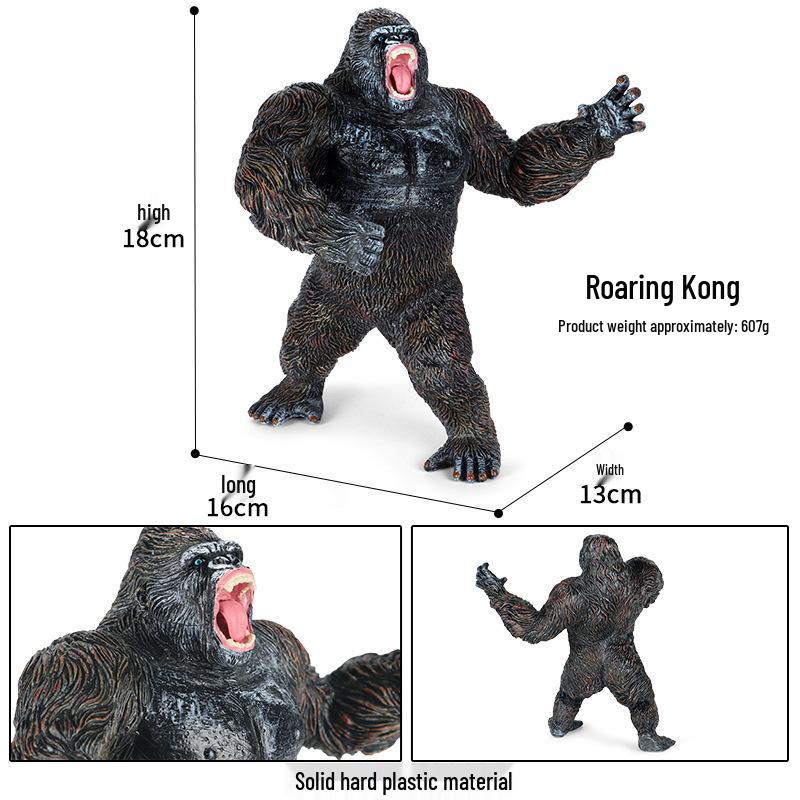 Children's Cognitive Simulation Primate Model: Gorilla & Golden Snub-nosed Monkey Wildlife Toy