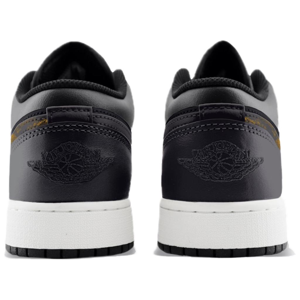 Jordan Air Jordan 1 Black Gold Shopping Bag Vintage Basketball Shoes Men's Black 553558-081(Team1967-)