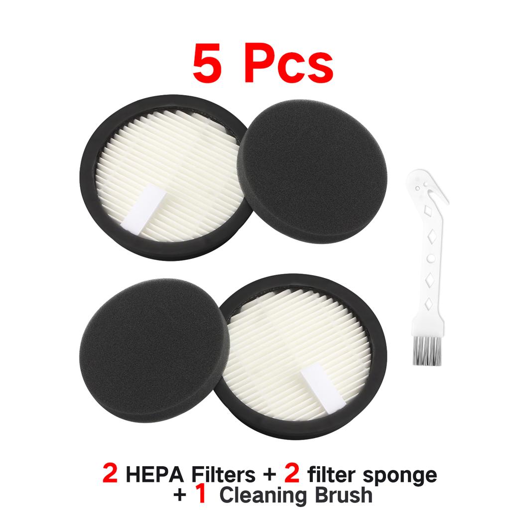 HEPA Filter and Sponge Filter Compatible with AceVac 11,  Afoddon A200Pro/A200, ORFELD B08/C10A/C10G Cordless Vacuum Cleaner