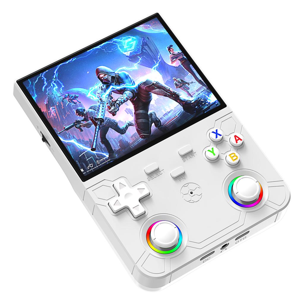 New R36 Ultra X Handheld Retro Video Game Console IPS Screen 128GB Preloaded Games Portable Pocket Player with Linux System