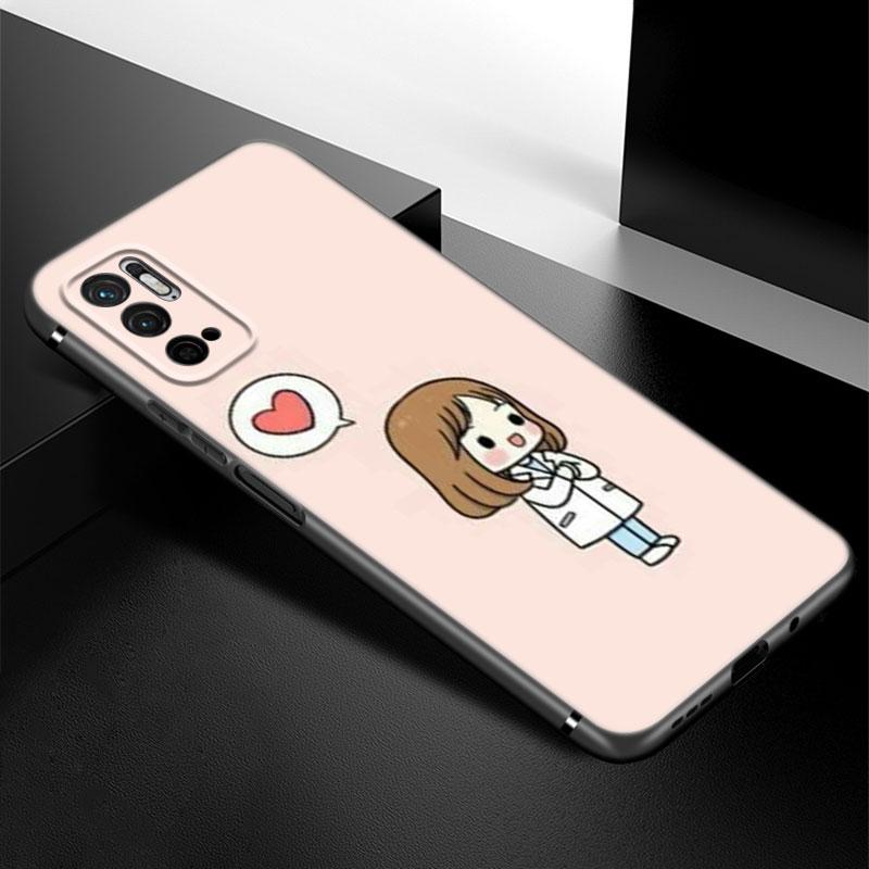 Cartoon Medicine Doctor Nurse Case For Xiaomi Redmi Note 7 8 9 10 Lite 11 11E 11T 12 Pro 11S 4G 10T 5G 8T 9S 10S Black Cover
