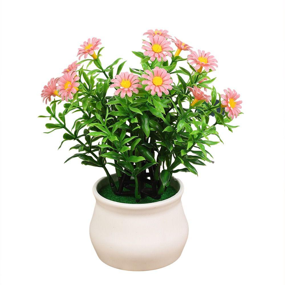 Plast Konstgjord Tusensköna Staket Liten Solros 5 Färger Hem Vardagsrum Prydnader Heminredning