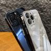 Original Tempered Glass Case for iPhone 16 15 14 Plus 13 12 Pro Max 11 Camera Protection Soft Plating Bumper Luxury Hard Cover