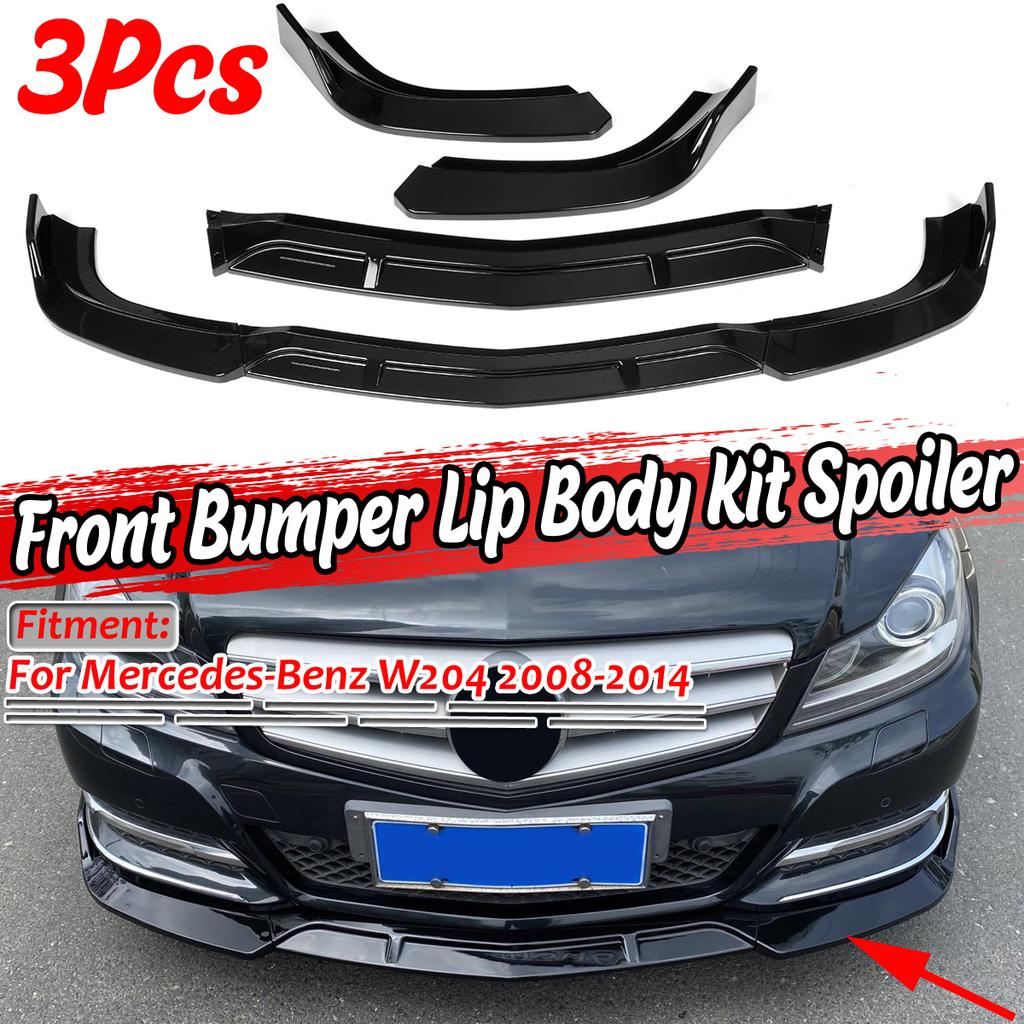Carbon Fiber Front Bumper Lip Spoiler For Mercedes Benz W203 W204 W117 W176 W211 Carbon Fiber Front Bumper Lip Spoiler For Mercedes Benz W203 W204 W117 W176 W211