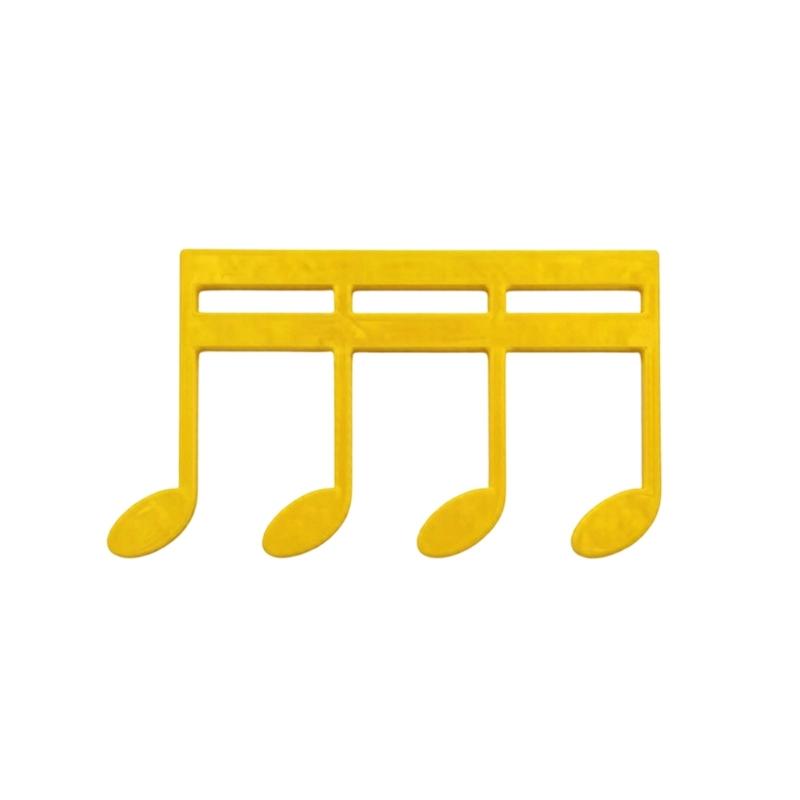 

Book Paper Sheet Clip Big 3D Printed Score Funny Music Paper Folder Clip Decors Musical Notation Clip Music Page Holder жёлтый