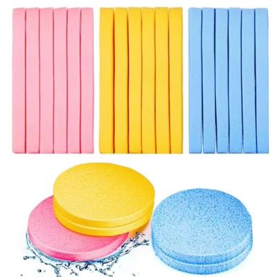 12 Stück/Set Komprimierte Reinigungsschwämme Hautpflege Gesichtsreinigungsschwamm-Pads Damen