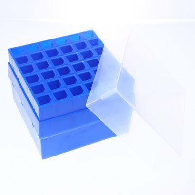 Boîte de stockage en plastique pour congélateur pour support de tubes Porte-tubes de microcentrifugeuse Étui de rangement pour tubes EP Porte-embouts de pipette d'expérience