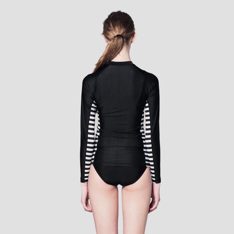 ARGO New Wave Women'S Zip-Up Rash Guard Top