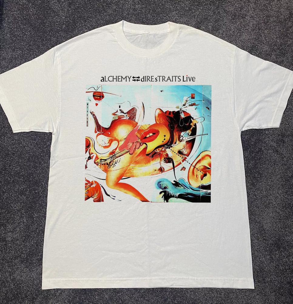 Dire Straits  Band Live Album  Alchemy  T Shirt  Unisex T-Shirt XL