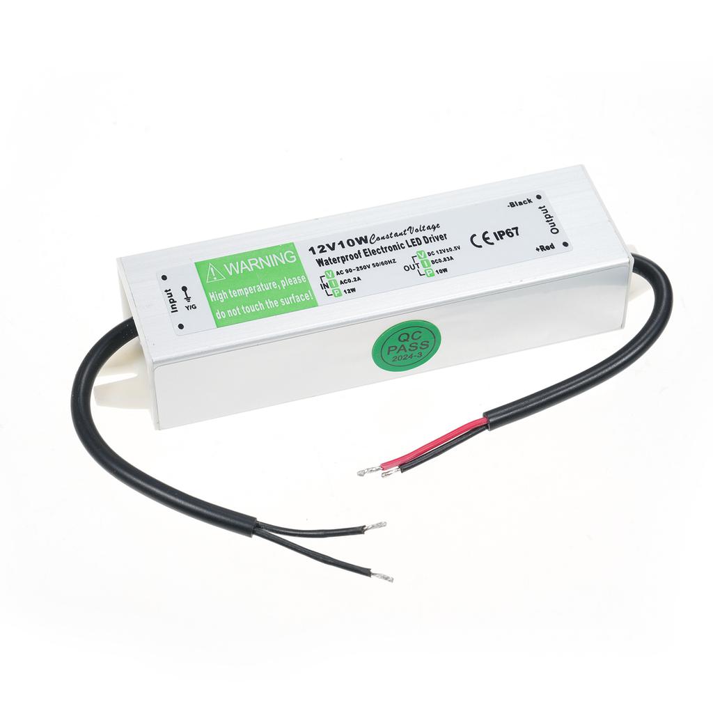 LED Driver Waterproof IP67 Switch Power Supply Transformer Adapter AC 90V-250V To DC 12V 50W Low