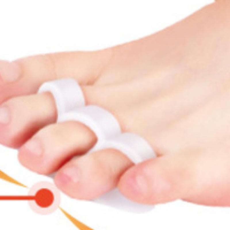 Daiso 3 Prong Toe Ring  Pack Of 2