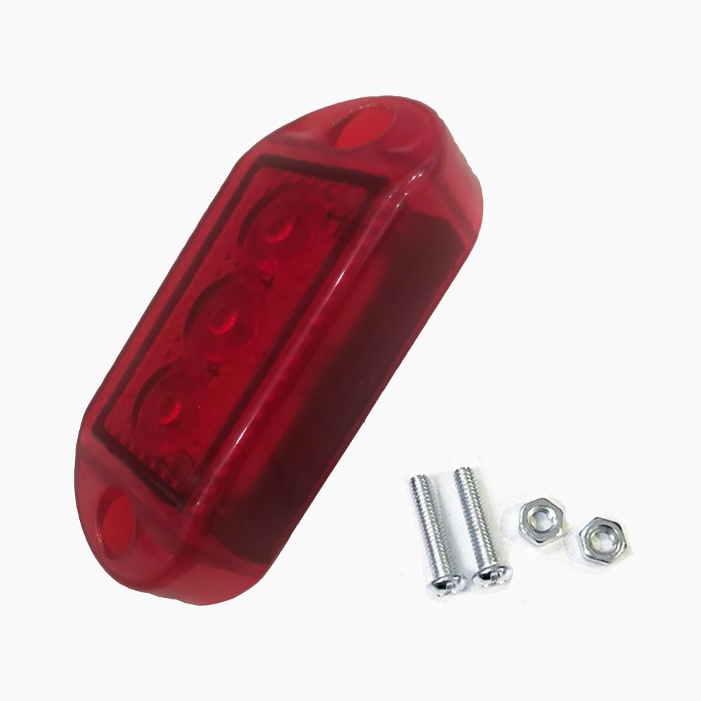 

3 светодиодных 12В/24В габаритных и сигнальных огня для грузовика для задней и боковой части пикапа