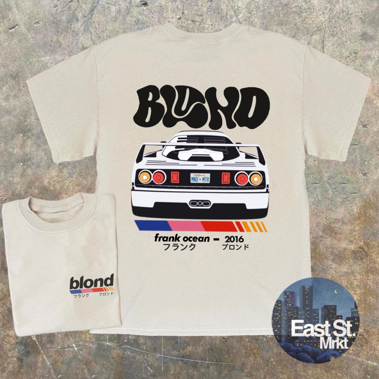 Frank Ocean Blond Album T-shirt: Vintage Style Music Tee 3XL