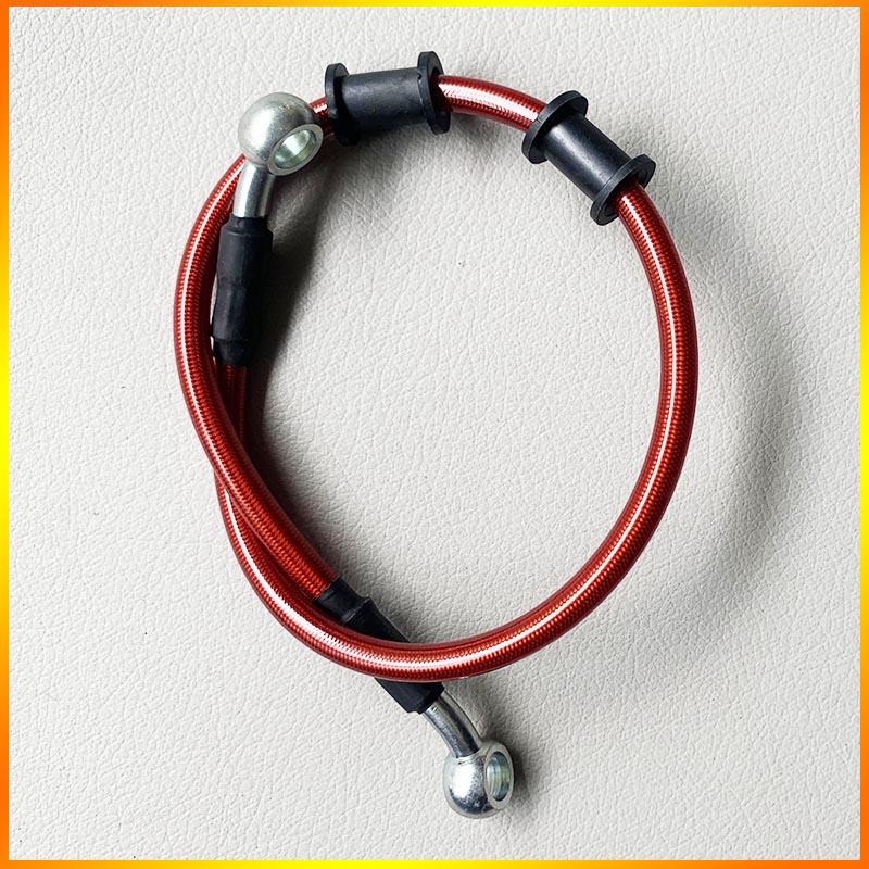 

Motorcycle Brake Hose 110cm-150cm Universal Brake Cable Line 28° Braided Steel Hydraulic Clutch Radiator Oil Cooler Dirt Bike red 110cm