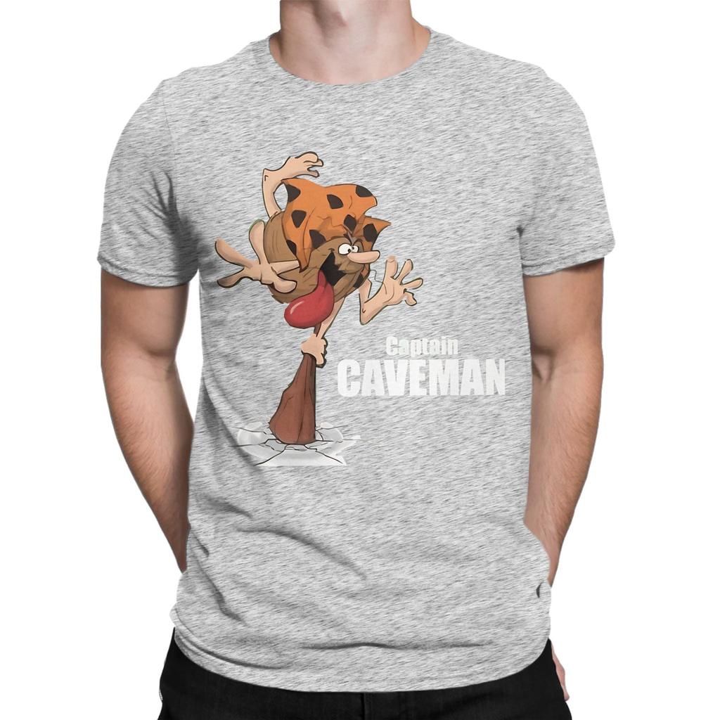Classic Funny 100 Cotton Tshirt Captain Caveunisex Tees Tops For Unisex