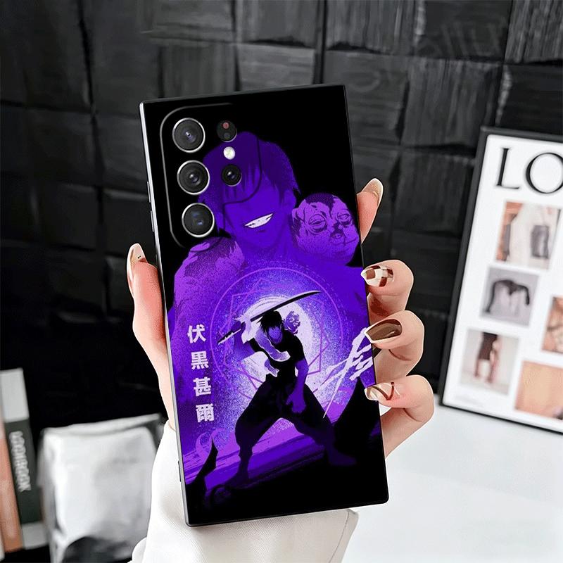 Anime Fushiguro Toji JUJUSU Soft Phone Case for Samsung Galaxy S26 S25 Edge S24 Ultra S23 Plus S22 S21 FE S20 Black Cover Back S