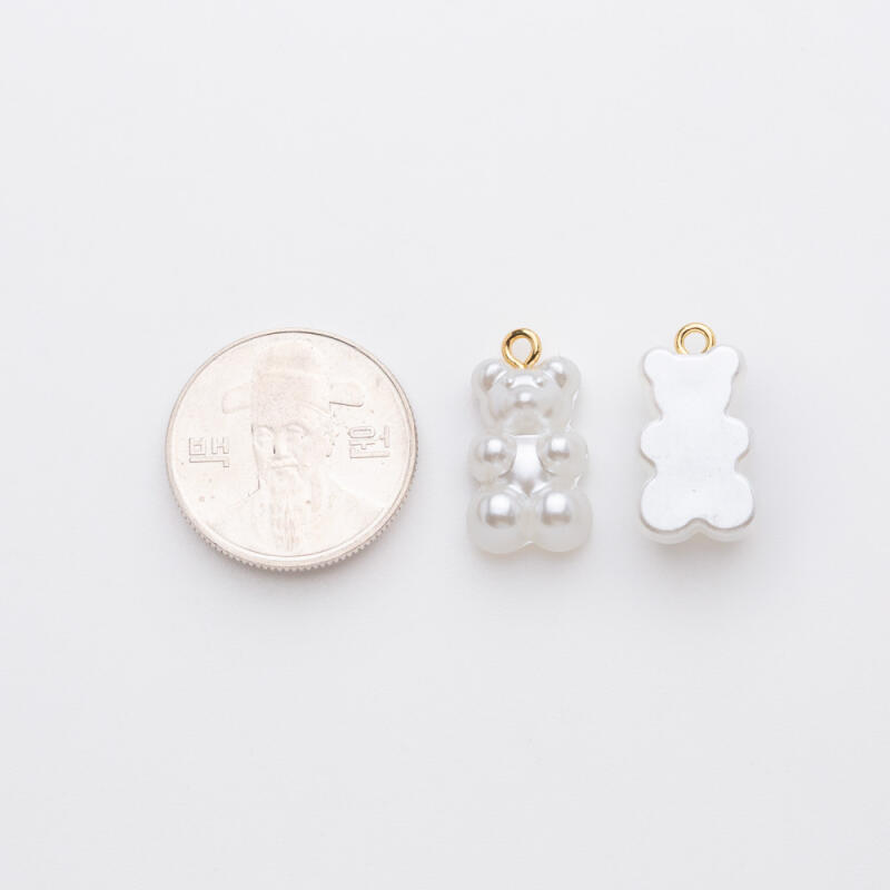 Pearl Haribo side-piercing Haribo keyring pendant