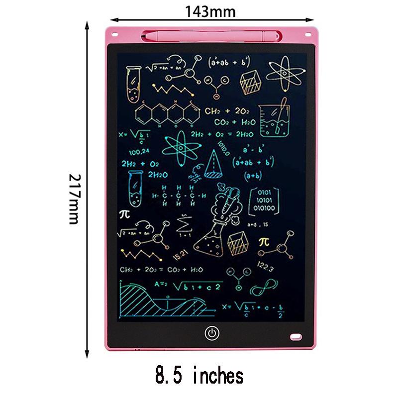 Lcd 6.5/8.5/10/12Inch Writing Tablet For KidsReusable Magic Drawing Board With StylusEco-Friendly Erasable Doodle Pad Toy Gift
