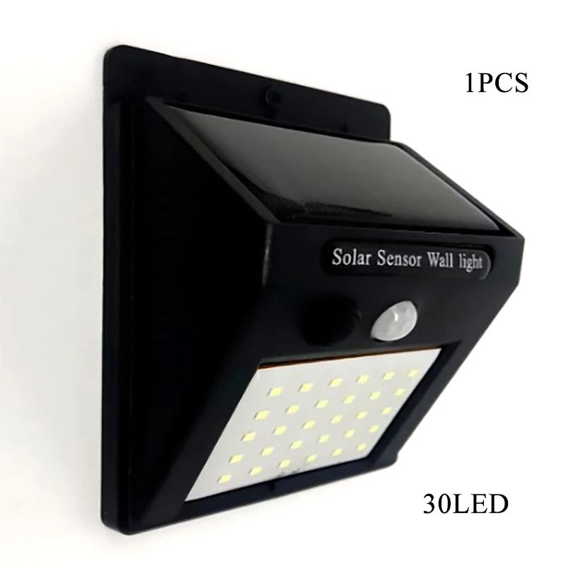Outdoor Waterproof LED Solar Light Eco-Friendly PIR Motion Sensor Wall Light Solar Powered Street Lamp Yard Garden Decoration