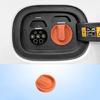 Electric Car Charger Port Waterproof Protective Cover, Magnetic Seal Suitable for Rain Dust Protection, High Visibility