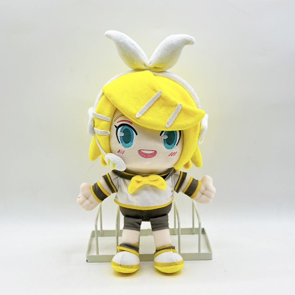White Clover Kagamine Rinto Plush Toys Cartoon Stuffed Dolls Room Decorations