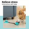 Interactive Suction Cup Dog Toy featuring Sound and Treat Dispensing - Durable Rubber Ball designed for Training and Tug-of-War Fun
