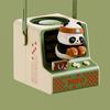 Game Machine Desk Fan with Lanyard USB Rechargeable Cartoon Animal Game Console Hanging