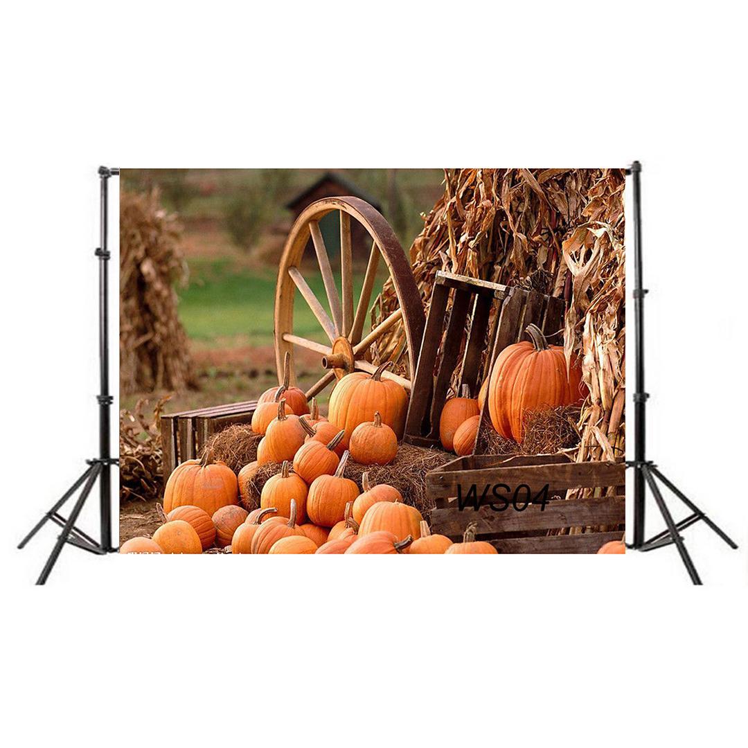 

5x3ft Хеллоуїн гарбуз вініловий фон для фотостудії фоновий реквізит