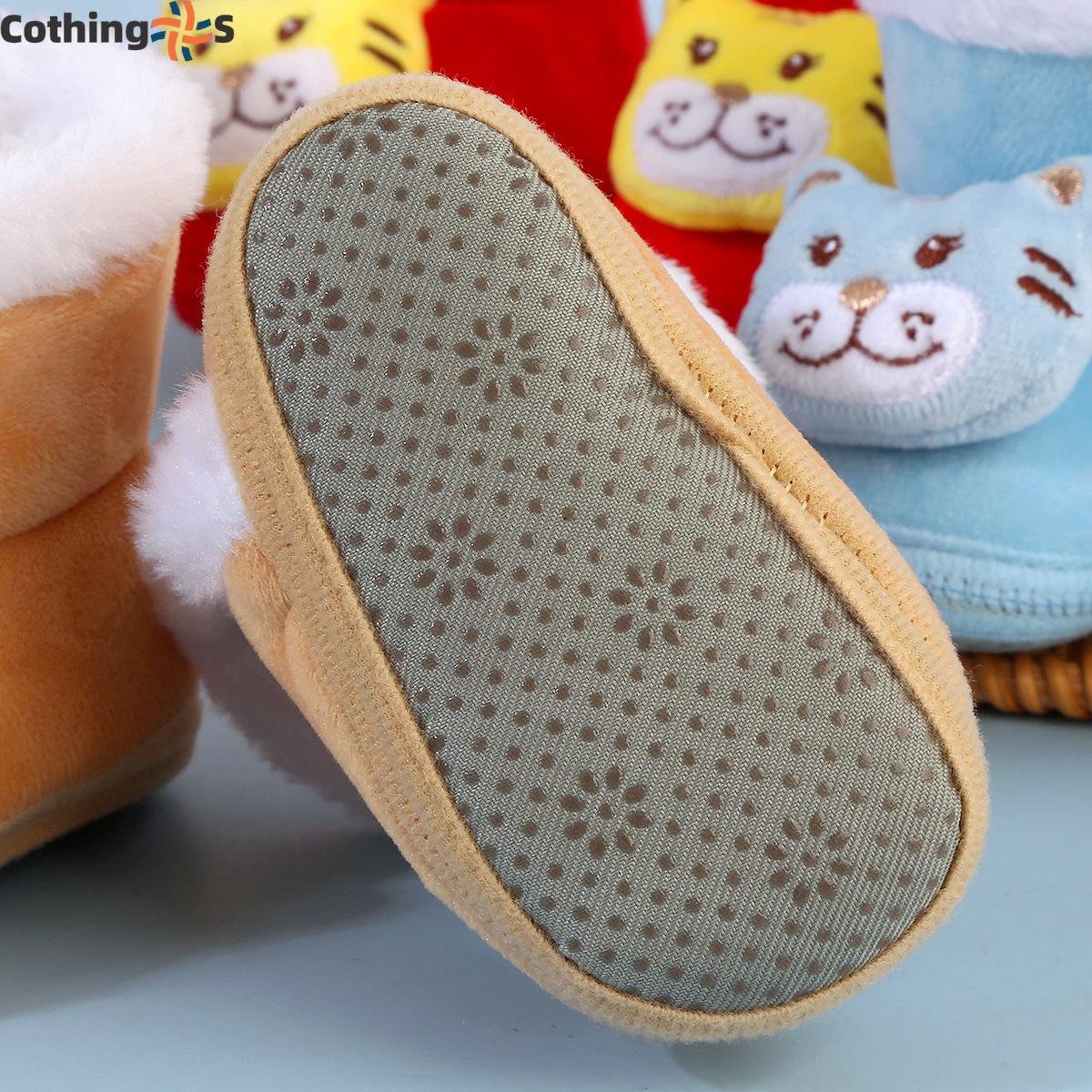 Детская обувь зимняя теплая на липучках для детей лет зимняя мягкая обувь для ходьбы — фото 10