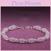 Eleganti Regali di Gioielli Bracciali da Donna con Strass Scintillanti e Bracciali Vuoti