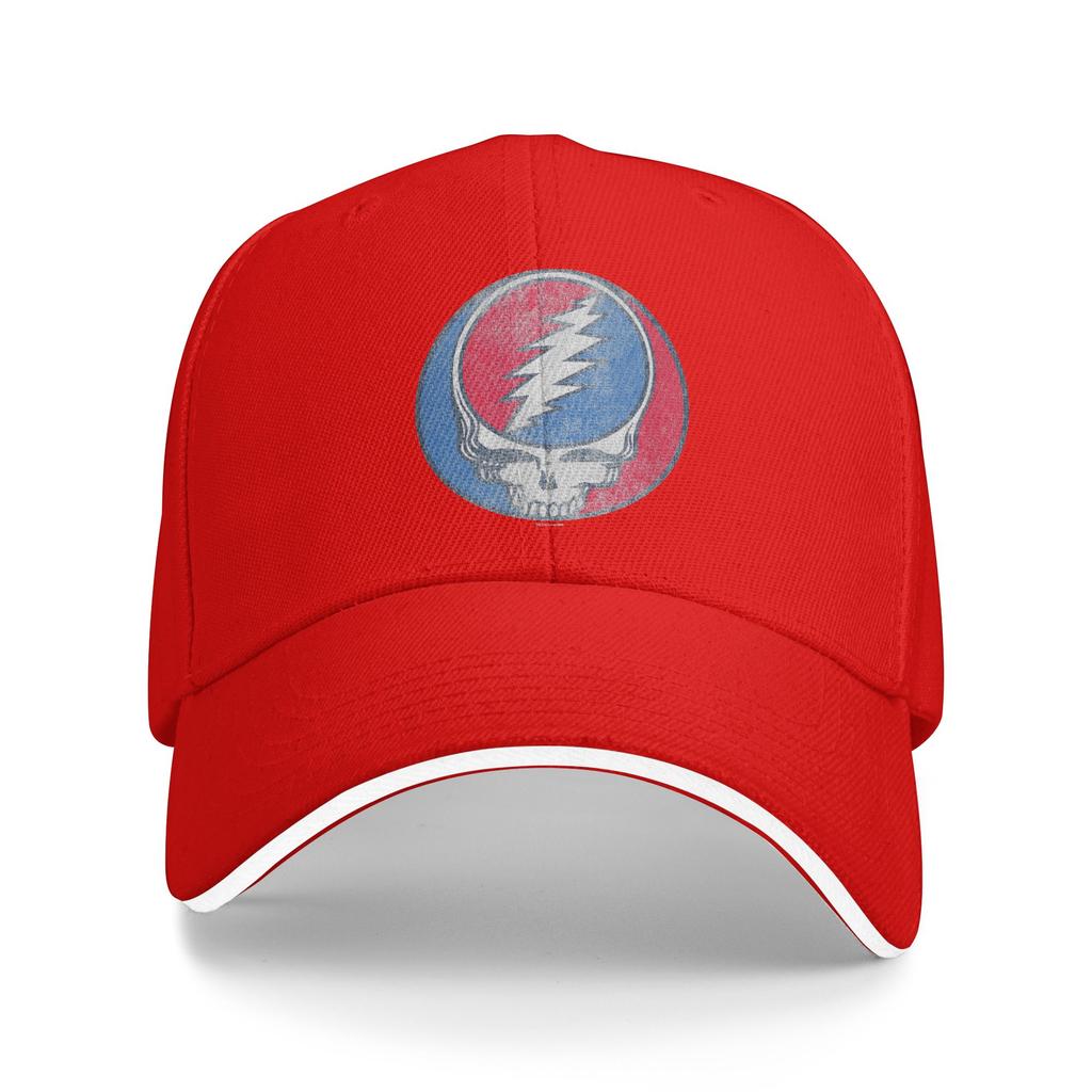 Grateful Dead Your Face Casual Baseball Cap  Hunting Camping Trucker Hat Spring Sun Visor Men Adult Classic Snapback Cap