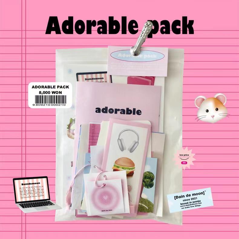 Korean Style Sticker Pack: Polaroid Cards & Trendy Planner Decorations