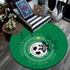 Maccabi Haifa Pattern Round rug,Carpet Rug for Living Room Bedroom Playroom ,Non-slip Floor Mat,Holiday Gifts and Birthday Gifts.