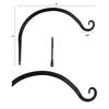 8inches Hanging Plant Bracket for Plant Hangers Outdoor Wall Plant Hanger for Hanging Bird Feeders Wind Chimes Flower Baskets