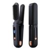 2-in-1 Ionischer Haarstyler Kabelloser Haarstreckbürste & Lockenstab für Zuhause Reisen