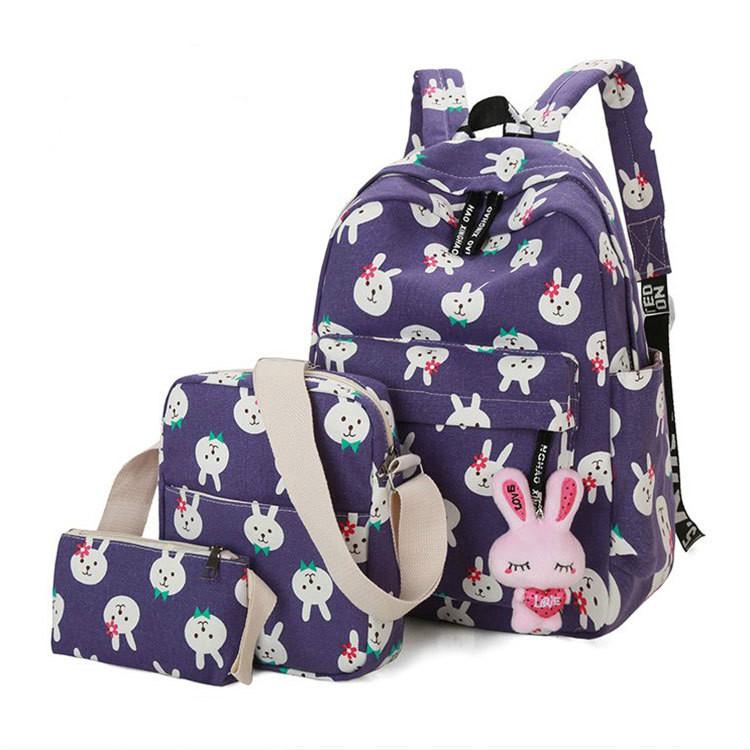rabbit in backpack